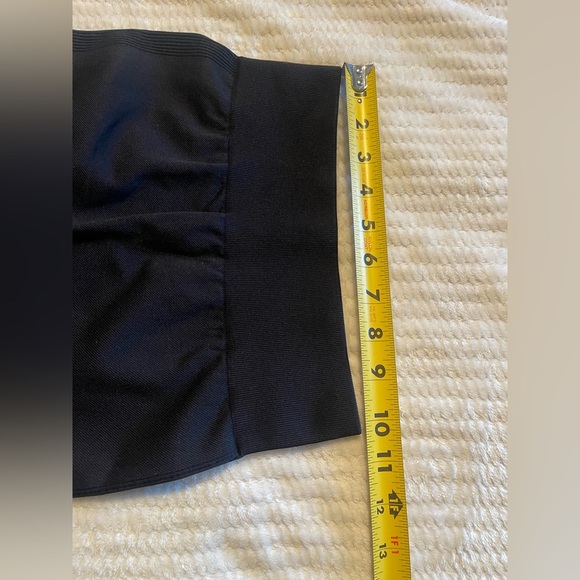 Brown and Black Leggings with Stretchy Fabric and Wide Waistband - Picture 2 of 6